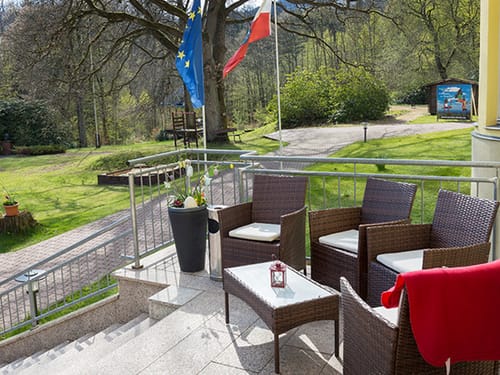 Terrasse mit Ausblick