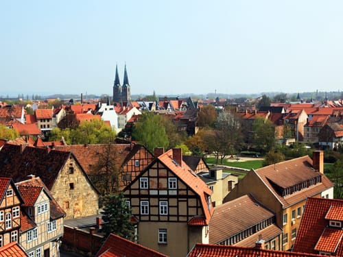 Die Hotelumgebung im Tageslicht