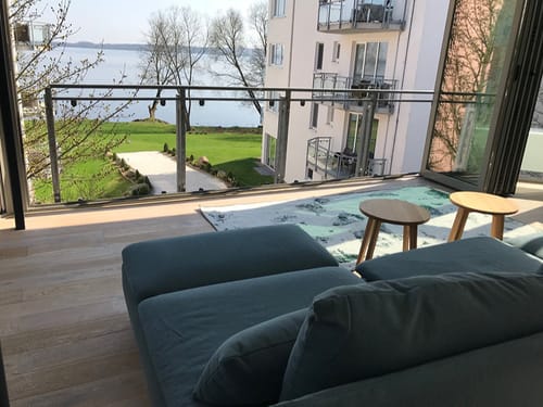 Aussicht vom Balkon des Standard Doppelzimmer