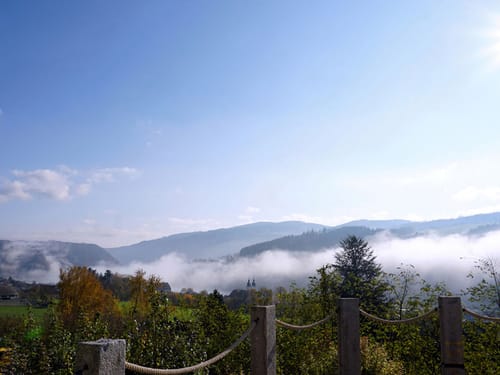 wunderschöner Blick auf die Berge