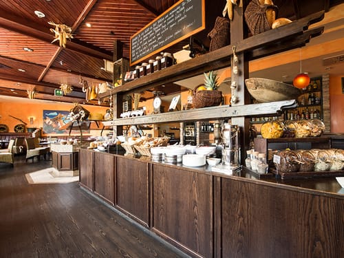 vielfältige Auswahl am Frühstücksbuffet
