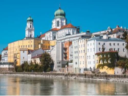 Aufnahme bei Sonnenschein in Passau