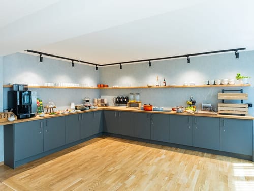 Speisenbuffet im Frühstücksraum