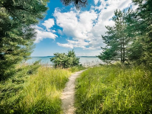 Weg zum Strand
