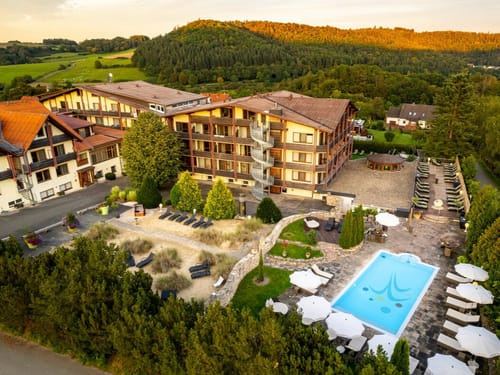 Hotelansicht von oben