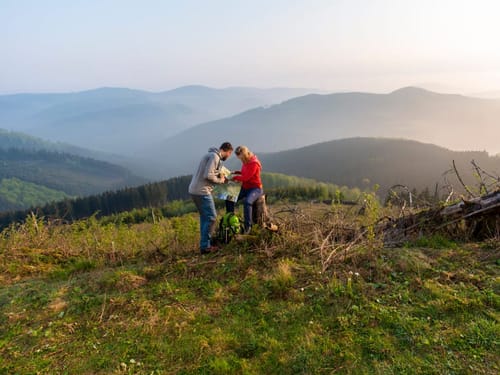 Herrlicher Blick über die Sauerländer Berge