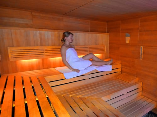 Finnische Sauna im Wellnessbereich