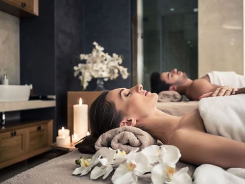 Pärchen im SPA Bereich