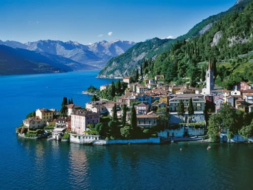 Luftaufnahme von Lecco