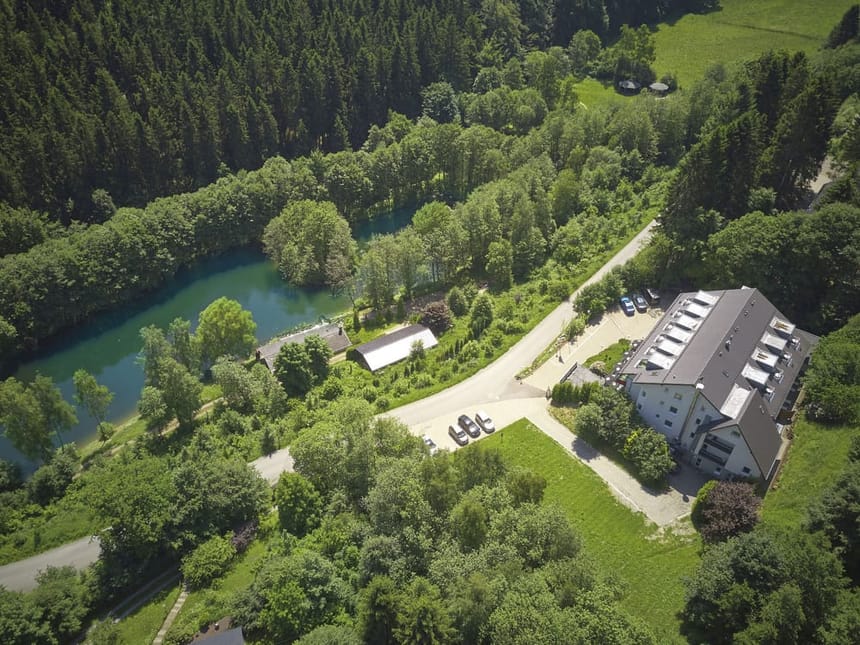 Hotel aus der Luft