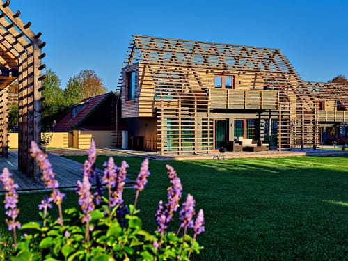 Aussenansicht der Chalets