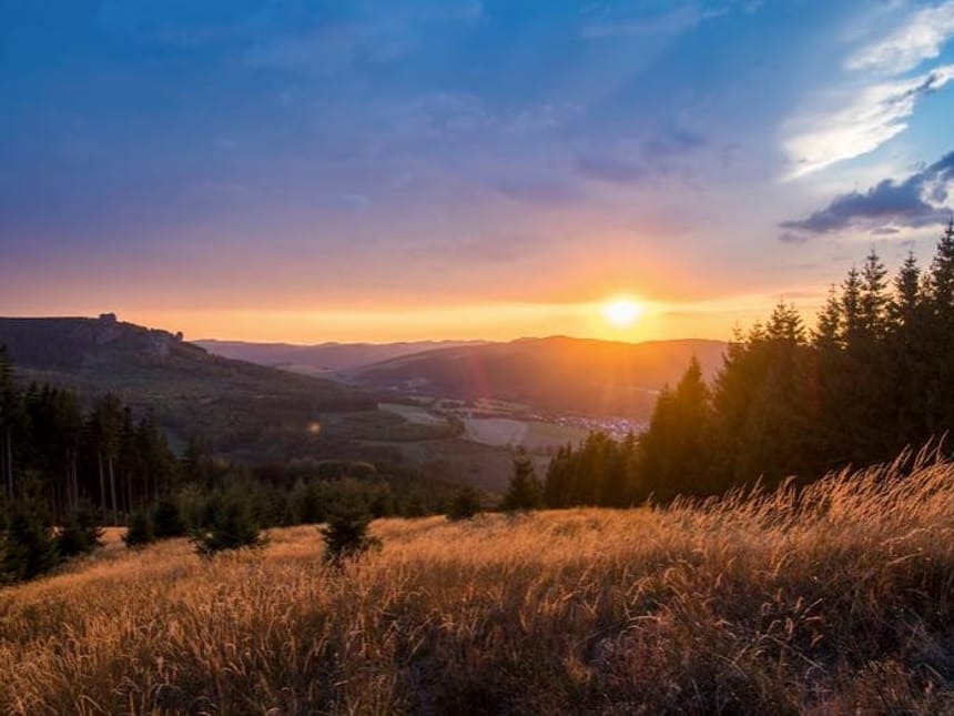 Sonnenuntergang im Sauerland