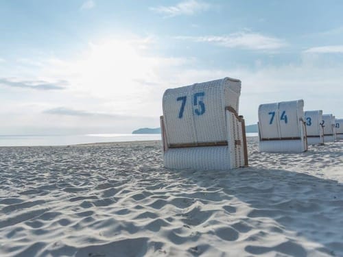 Strandkörbe am Strand