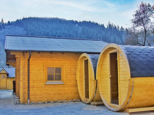 Aussensauna aus Holz
