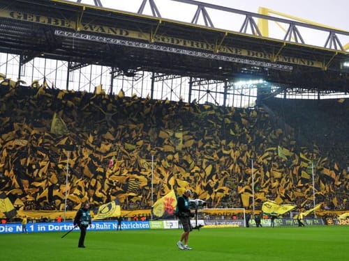 Gelbe Wand Dortmund – Südtribüne Signal Iduna Park BVB Fans