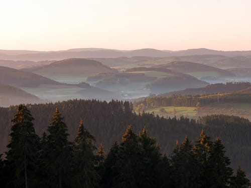 Luftaufnahme von den Bergen