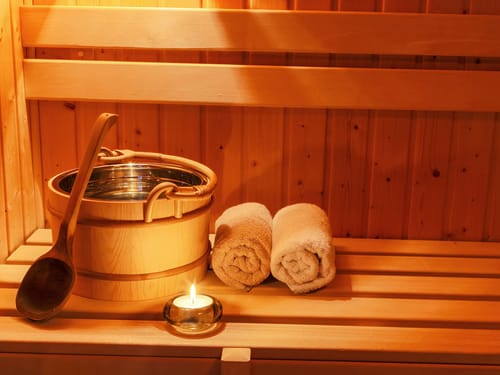 Holzsauna