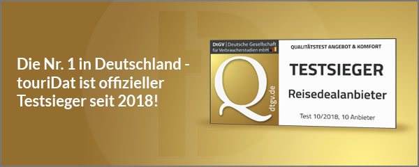 touriDat ist Testsieger 2018