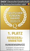 touriDat | 1.Platz Reisedeal-Anbieter - Kundenservice