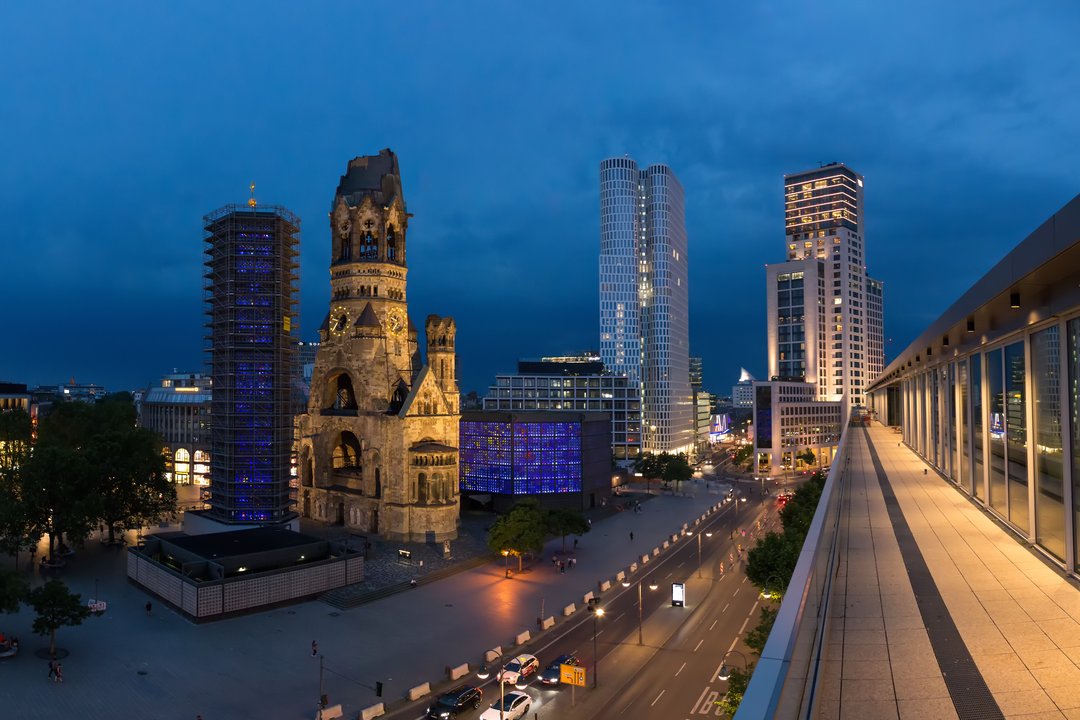 Berlin bei Nacht mit der Gedächtniskirche