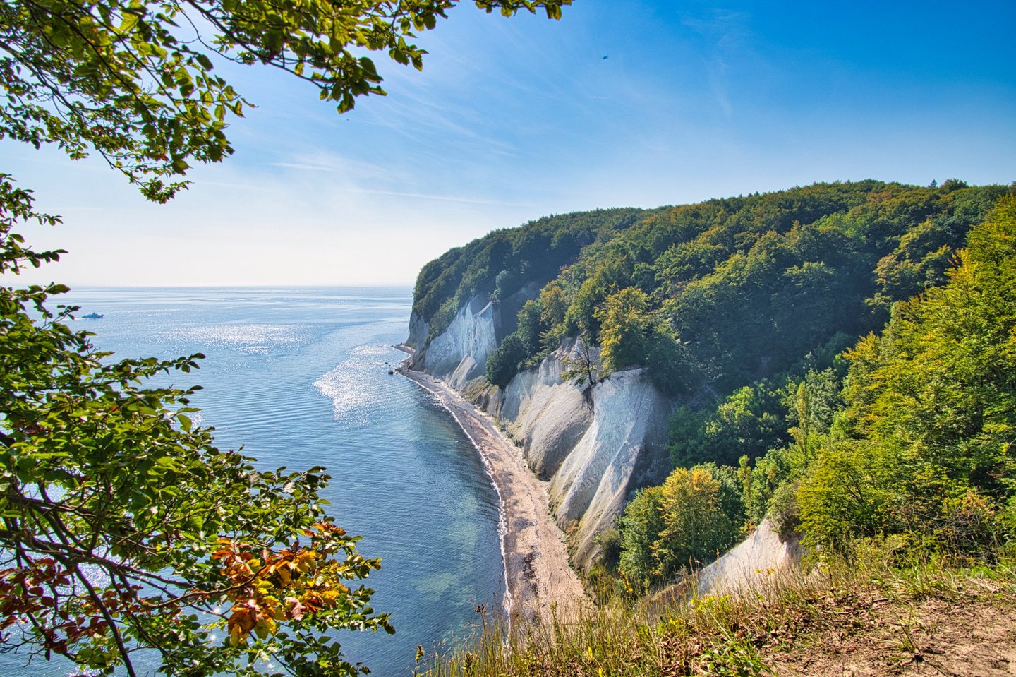 Kreidefelsen Königsstuhl im Jasmund Nationalpark auf Rügen