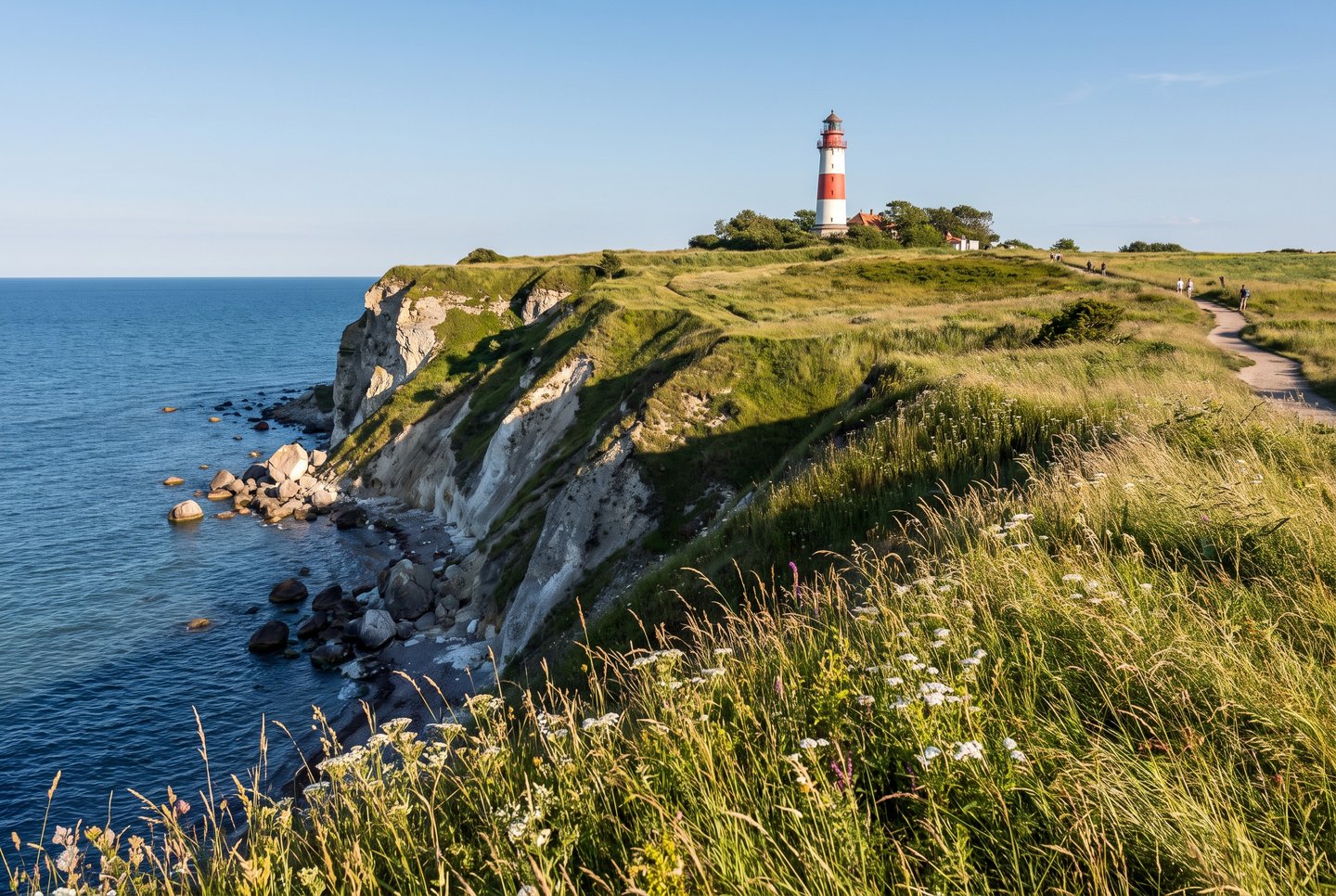 Kap Arkona – Leuchtturm Leuchtturm von Kap Arkona auf der Steilküste im Norden der Insel Rügen